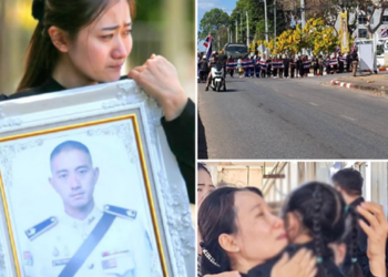 บีบหัวใจครอบครัว “จ่าคิว” ทหารกล้ารายสุดท้ายก่อนหยุดยิง เมีย–ลูกรับร่าง เจอหน้าครั้งสุดท้าย ร่ำไห้แทบขาดใจ ญาติปลอบ “เขาจะมองหนูอยู่ข้างบนนะลูก ไม่ต้องร้องนะ”