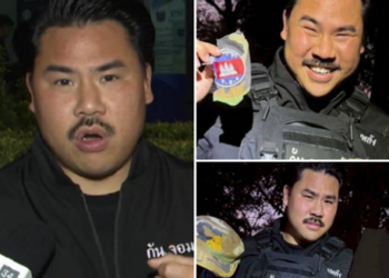 ดราม่ากัน “กัน จอมพลัง” ถืออาร์มทหารเขมร “เพนกวิน” ลั่นแรง! ป่าเถื่อนแบบนี้…