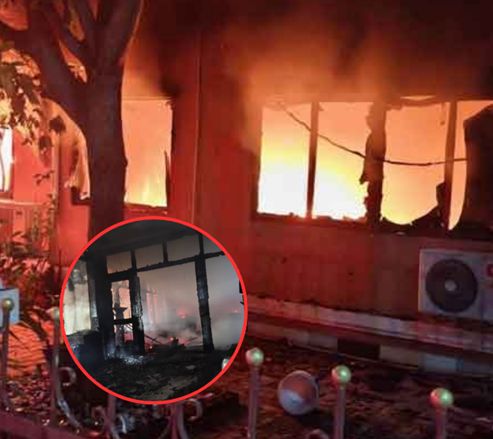 ไฟไหม้บ้าน คร่า 5 ชีวิต พ่อ–แม่–ลูกแฝด–ย่าติดเตียง ดับสลด