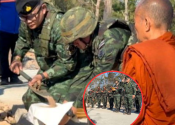 เชิดชูเกียรติผู้กล้า! ฉก.ทพ.26 จัดพิธีเก็บดินสมรภูมิ พิทักษ์ราชอาณาจักรไทย รำลึกวีรกรรมผู้เสียสละ ชายแดน สุรินทร์