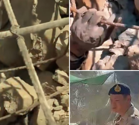 น่าเวทนา! เปิดคลิปวินาทีสุดท้าย ร่างทหาร กัมพูชา พลีชีพ ดิ้นรนออกจากหลุมบังเกอร์สุดสะเทือนใจ