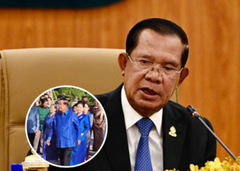 “ฮุน เซน” สยบข่าวลือเส้นเลือดในสมองแตก ควง “บุญ ราณี” ร่วมพิธีเปิดวุฒิสภา