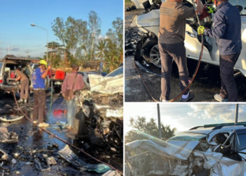 รศ.อาจารย์มหาวิทยาลัยดัง ดับสลด ประสบอุบัติเหตุรถชนประสานงาที่ จ.ร้อยเอ็ด