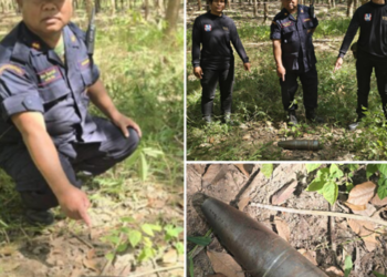 บุรีรัมย์ พบแล้ว 130 ลูก จรวดเขมร เกลื่อนไร่นาชาวบ้าน ฝ่ายปกครอง เตรียมระดมออกค้นหา