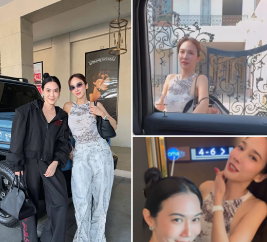 เพื่อนรัก “เมย์” ขับรถมารับ “อั้ม” ถึงหน้าบ้าน โฟกัสรถหรูสวยมาก