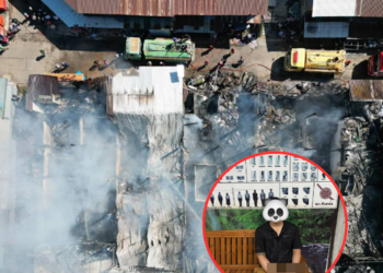 ตร.แจ้ง 3 ข้อหาหนัก ลูกชายร้านต้นเพลิง มีปากเสียงกับแม่ จุดไฟเผาห้องนอน ลามไหม้ตลาด วอด 10 คูหา