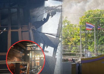 ระทึก! ไฟไหม้ “วัดมหาธาตุ” เพชรบุรี เจ้าหน้าที่ระดมกำลังคุมเพลิง เร่งสอบสาเหตุ