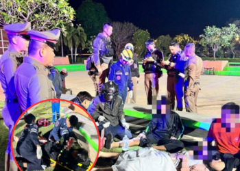 รัวยิงสนั่น สวนอรัญญิก พิษณุโลก กลุ่มวัยรุ่นนั่งเล่น เจ็บ 3 ราย ตร.เร่งล่ามือปืน