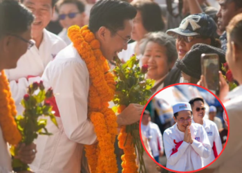 “ยศชนัน” นำทีม พรรคเพื่อไทย ลุยหาเสียง ตลาดบางใหญ่ แม่ค้าหนุนชนะแลนด์สไลด์ อย่าสนโพล ชี้คะแนนมุดดินมีเพียบ